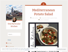 Tablet Screenshot of oneparticularkitchen.com